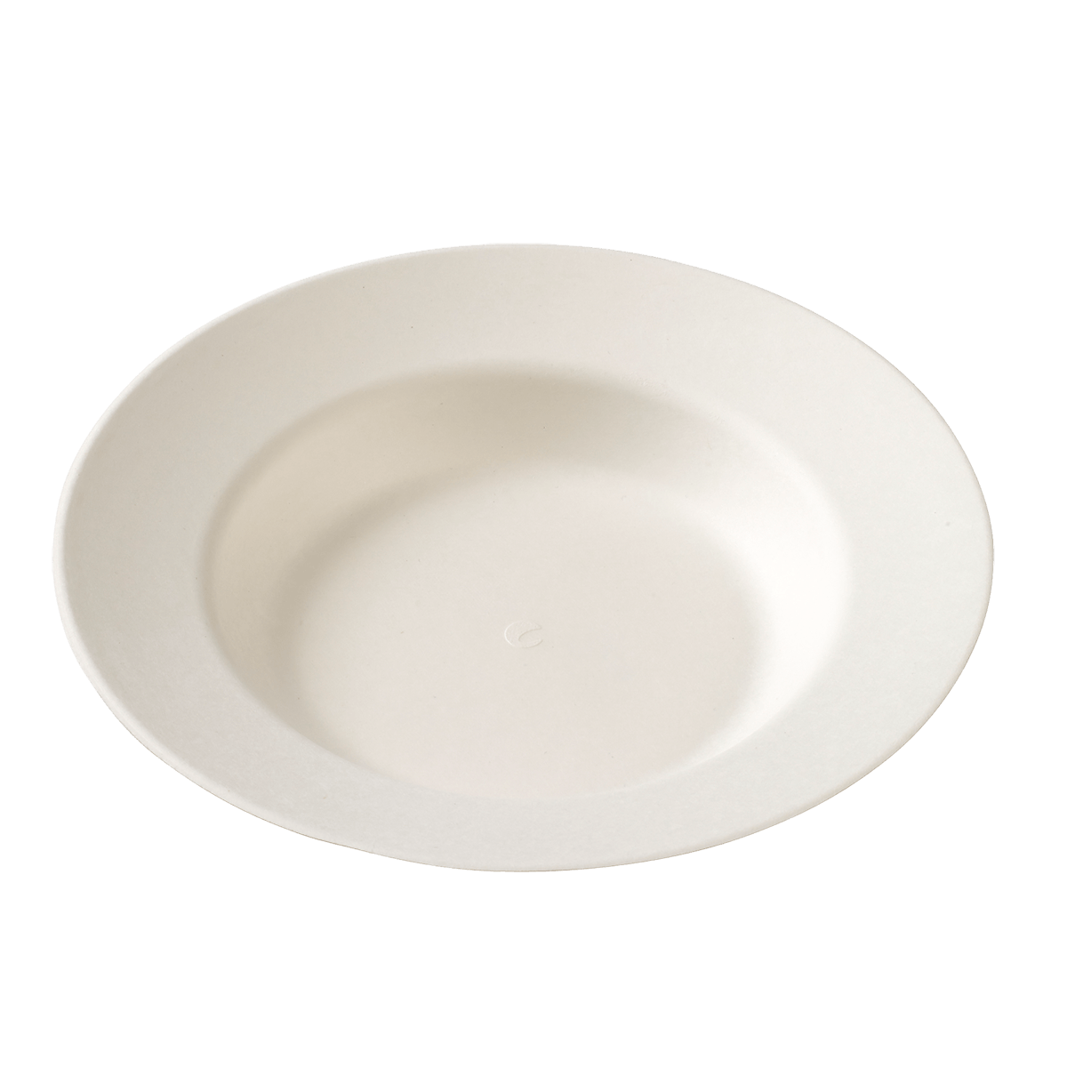 Assiette creuse pulpe de canne premium Ø230 mm ｜ 500 Unité(s)