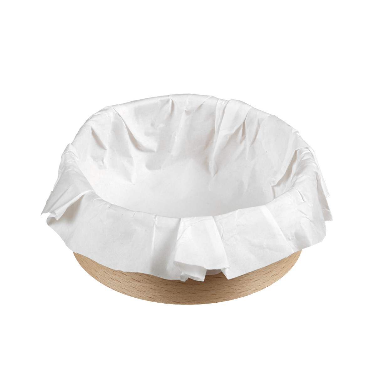 Cercle bois avec papier cuisson Ø100 mm ｜ 200 Unité(s)