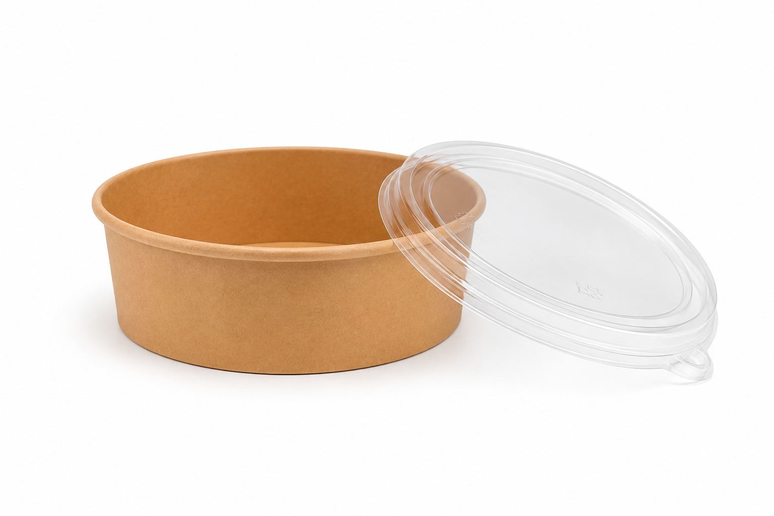 Couvercle transparent pour saladiers 500/750 et 1000 ml anti-buée en PET | Carton de 300 unités