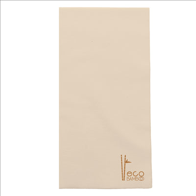 SERVIETTES P.1/8 'ECO-BAMBOO' 70 G/M2 40x40 CM NATUREL BAMBOU (600 UNITÉS)