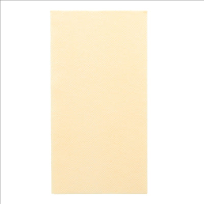 SERVIETTES PLIAGE 1/8  55 G/M2 40x40 CM CREME AIRLAID (750 UNITÉS)