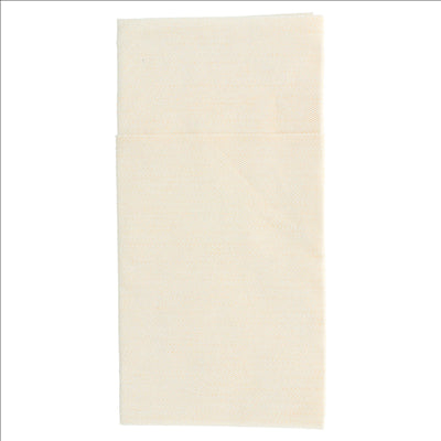 SERVIETTES KANGOUROU PLUS 'LIKE LINEN' 70 G/M2 40x45 CM CREME SPUNLACE (720 UNITÉS)