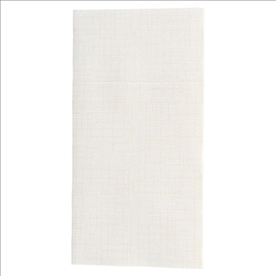 SERVIETTES KANGOUROU 'DRY COTTON' 55 G/M2 40x40 CM IVOIRE AIRLAID (700 UNITÉS)