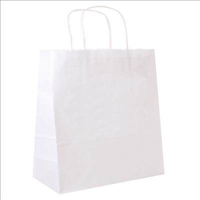 SACS SOS AVEC ANSES  90 G/M2 32+16x31 CM BLANC CELLULOSE (250 UNITÉS)