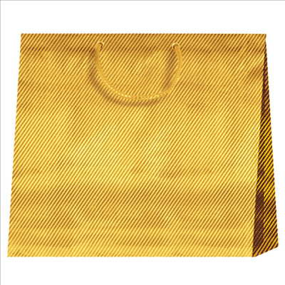 10 U. SACS SOS HORIZONTALE 'EL DORADO' 150 G/M2 38+10x29.2 CM DORE CELLULOSE (1 UNITÉ)