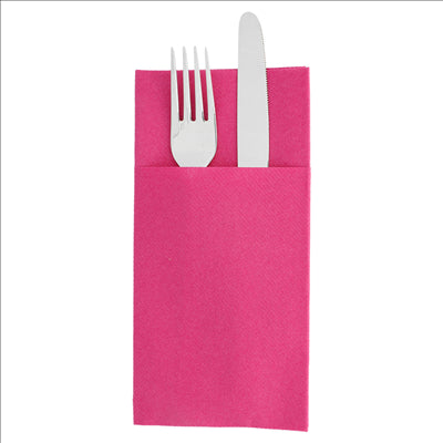 SERVIETTES KANGOUROU  55 G/M2 40x40 CM FUCHSIA AIRLAID (700 UNITÉS)