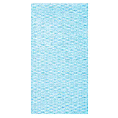 SERVIETTES PLI. 1/8 'LIKE LINEN' 70 G/M2 40x40 CM TURQUOISE SPUNLACE (600 UNITÉS)