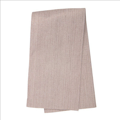 SERVIETTES PLI. 1/8 'LIKE LINEN' 70 G/M2 40x40 CM CHOCOLAT SPUNLACE (600 UNITÉS)