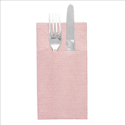 SERVIETTES KANGOUROU 'LIKE LINEN' 70 G/M2 40x40 CM LIE DE VIN SPUNLACE (700 UNITÉS)