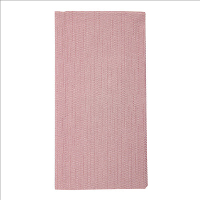 SERVIETTES PLI. 1/8 'LIKE LINEN' 70 G/M2 40x40 CM LIE DE VIN SPUNLACE (600 UNITÉS)