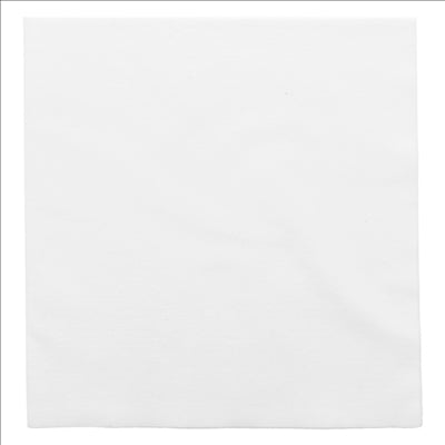 SERVIETTES 'LIKE LINEN' 70 G/M2 40x40 CM BLANC SPUNLACE (600 UNITÉS)