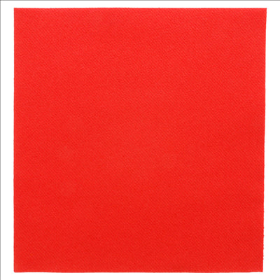 SERVIETTES  55 G/M2 40x40 CM ROUGE AIRLAID (700 UNITÉS)