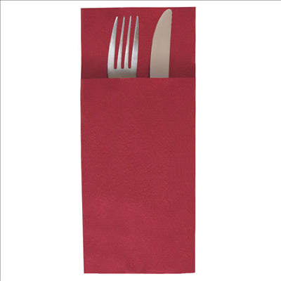 SERVIETTES KANGOUROU PLUS  55 G/M2 40x45 CM BORDEAUX AIRLAID (720 UNITÉS)