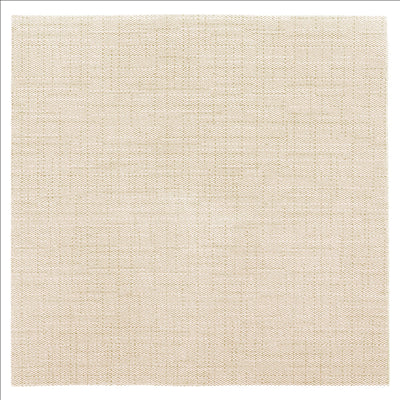 SERVIETTES 'DRY COTTON' 55 G/M2 40x40 CM SABLE AIRLAID (700 UNITÉS)