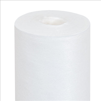 NAPPE 'LIKE LINEN' 70 G/M2 1,20x25 M BLANC SPUNLACE (1 UNITÉ)