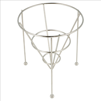 BASKET STACKABLE  12,7x15,24 CM ARGENTE INOX (12 UNITÉS)