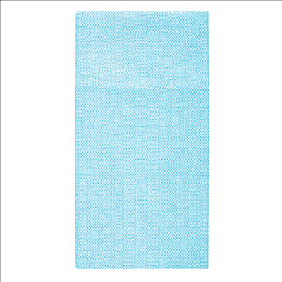 SERVIETTES KANGOUROU 'LIKE LINEN' 70 G/M2 40x40 CM TURQUOISE SPUNLACE (700 UNITÉS)