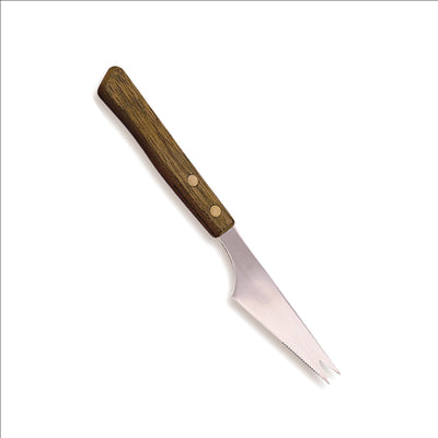 COUTEAU BAR  18,5 CM BOIS INOX (1 UNITÉ)