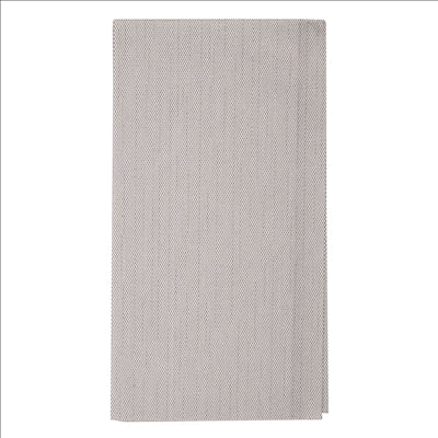 SERVIETTES PLI. 1/8 'LIKE LINEN' 70 G/M2 40x40 CM GRIS SPUNLACE (600 UNITÉS)